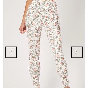 Glyder sultry legging: strawberry vines print